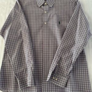 Ralph Lauren Button-down Plaid Dress Shirt